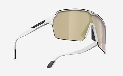 Превью  Велоочки RUDY PROJECT Spinshield Air White Matte, Линзы: Multilaser Gold (SP845758-0000)